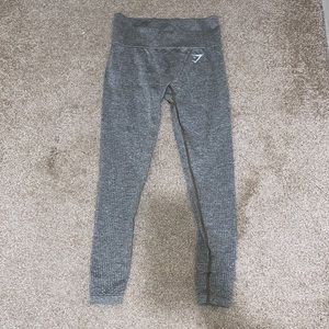 Gymshark Vital Seamless Leggings in Khaki Marl